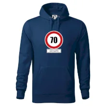 Dopravní značka - rychlost 70 - váš nápis