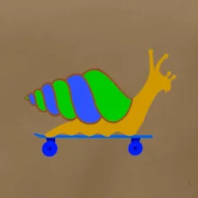 Šnek na skateboardu (Moňas)