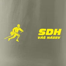 Hasičský sport SDH + váš název ŽLUTÁ