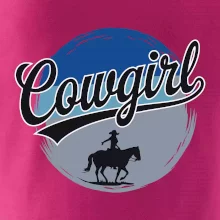 Cowgirl modrý pruh