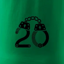 Narozeninové tričko pro policajta - pouta 20