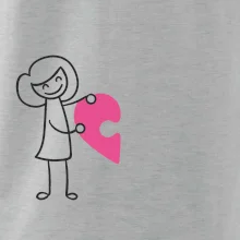 Párová trička puzzle postavička