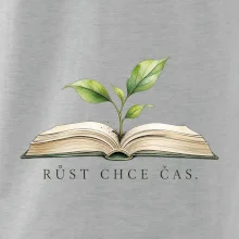 Růst chce čas rostlina v knize