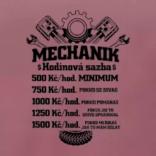 Mechanik - hodinová sazba Mechanik - hodinová sazba