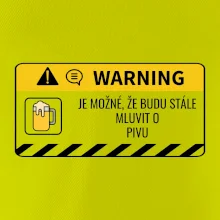 Warning mluvení - pivo