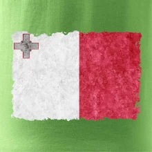 Vlajka Malta okousaná