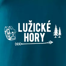 Lužické hory nápis