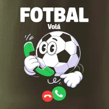 Karikatura fotbal volá