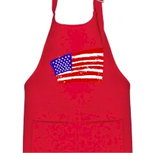 Americká vlajka ohnutá