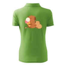 Kapybara se zmrzlinou