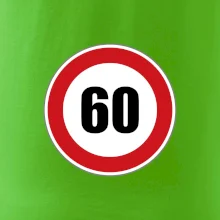 Dopravní značka - omezení rychlosti 60