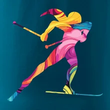 Barevná běžkařka