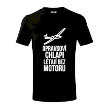 Opravdovi chlapi létají bez motoru