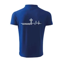 Jesus Saved My Life kříž ekg