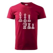 Šachové figurky kreslené