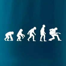 Evoluce kytarista - klečící