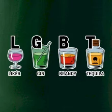 LGBT -  Likér, Gin, Brandy, Tequila
