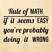 Rule of math