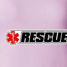 Záchranář rescue kříž červený