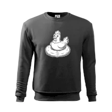 Kuře sedící na bitcoinovém hnízdě