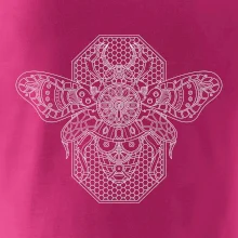 Steampunk včela černobílá