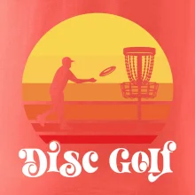 Disc golf postava vintage Disc golf postava vintage