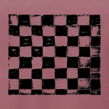 Šachovnice černá kreslená