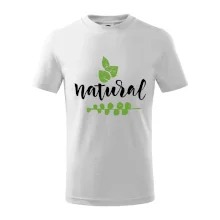 Natural - nápis v listech