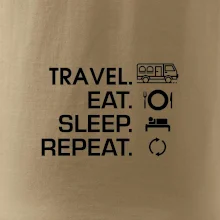 Eat sleep travel - Van
