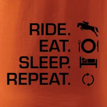 Ride Eat Sleep Repeat koně Ride Eat Sleep Repeat koně