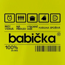 Čárový kód babička Čárový kód babička