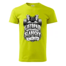 Listopad nevychovává slabochy silový trénink