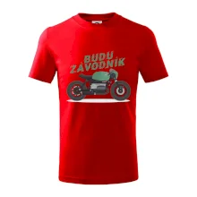 Budu závodník  zelený cafe racer