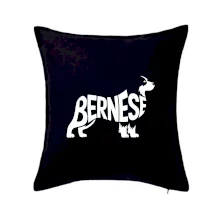 Bernese Mountain Dog nápis v těle