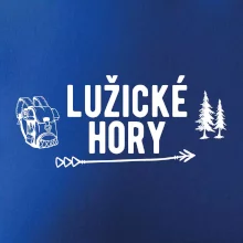 Lužické hory nápis