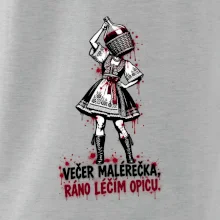 Streetart - Večer malérečka, ráno léčím opicu
