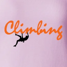 Climbing psací text