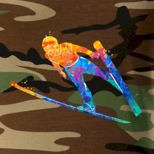 Skokan na lyžích splash