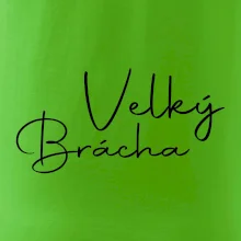 Velký brácha - nápis na zádech