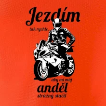 Silniční motorka - jezdím tak rychle, aby mi můj anděl strážný stačil