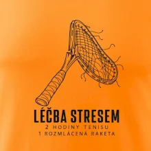 Léčba stresem rozmlácená raketa