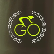 GO cyklista (fluo potisk) GO cyklista (fluo potisk)