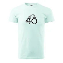 Narozeninové tričko pro policajta - pouta 40