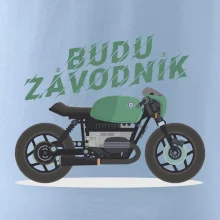 Budu závodník  zelený cafe racer