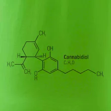 Molekulární struktura CBD (Canabidiol)