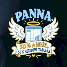 Panna. 50 % anděl, 50 % excelová tabulka