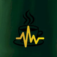Káva EKG hrnek Káva EKG hrnek