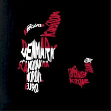 Mapy - názvy měst - Dánsko