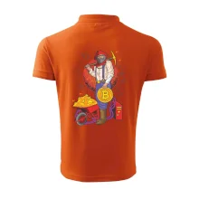 Horník těží bitcoiny