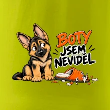 Boty jsem neviděl - štěně vlčáka